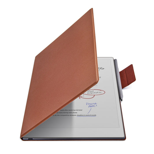 For reMarkable Paper Pro 2024 11.8 inch Imitation Original Smart Leather Tablet Case(Brown) - Lenovo by buy2fix | Online Shopping UK | buy2fix