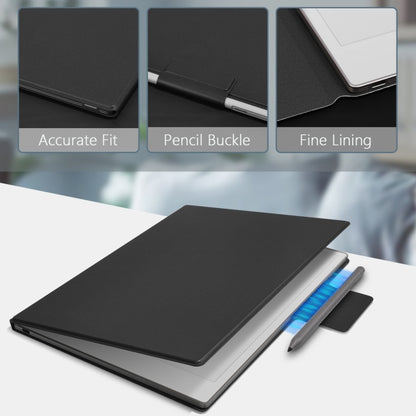 For reMarkable Paper Pro 2024 11.8 inch Imitation Original Smart Leather Tablet Case(Black) - Lenovo by buy2fix | Online Shopping UK | buy2fix