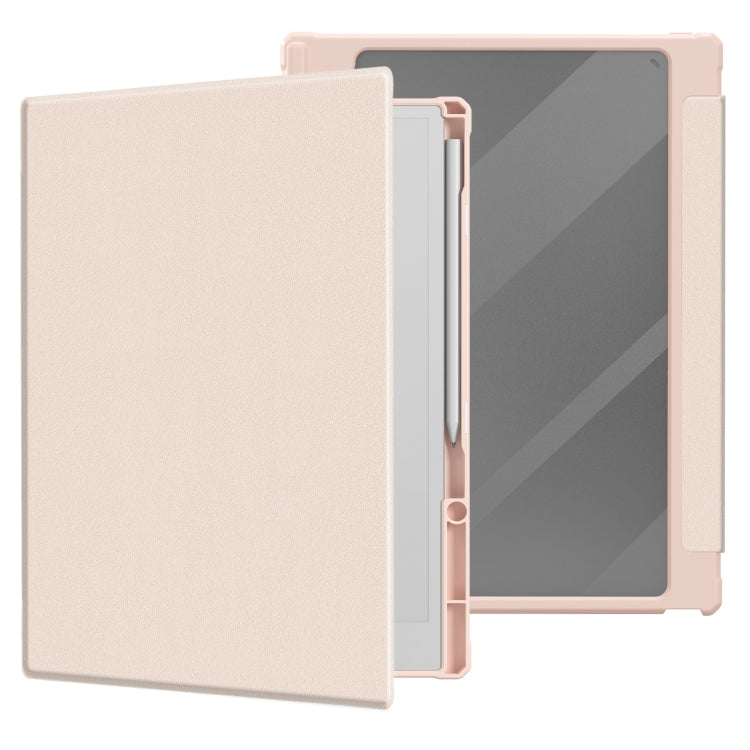 For reMarkable Paper Pro 2024 11.8 inch Acrylic PU Smart Leather Tablet Case(Pink) - Lenovo by buy2fix | Online Shopping UK | buy2fix