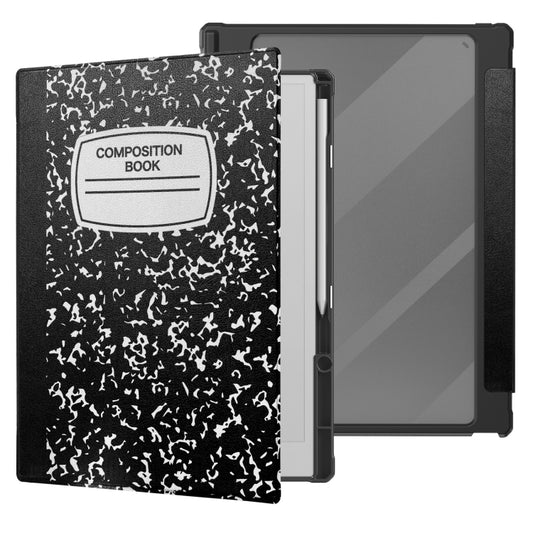 For reMarkable Paper Pro 2024 11.8 inch Acrylic PU Smart Leather Tablet Case(Black White) - Lenovo by buy2fix | Online Shopping UK | buy2fix