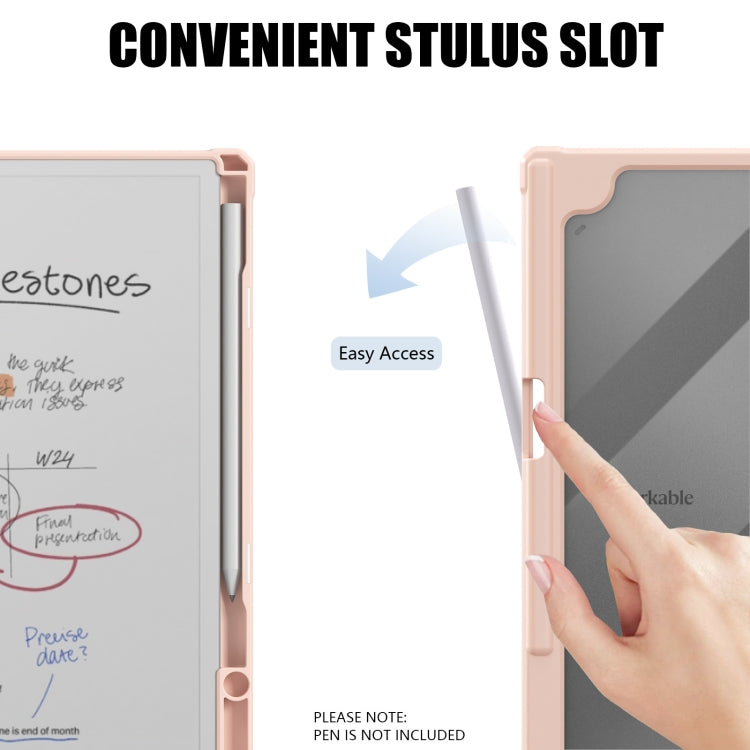 For reMarkable Paper Pro 2024 11.8 inch Acrylic PU Smart Leather Tablet Case(Brown) - Lenovo by buy2fix | Online Shopping UK | buy2fix