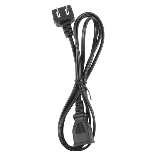 US Plug Computer PC Power 2 Pin Extension Cord, Length:1.5m(Black) by buy2fix