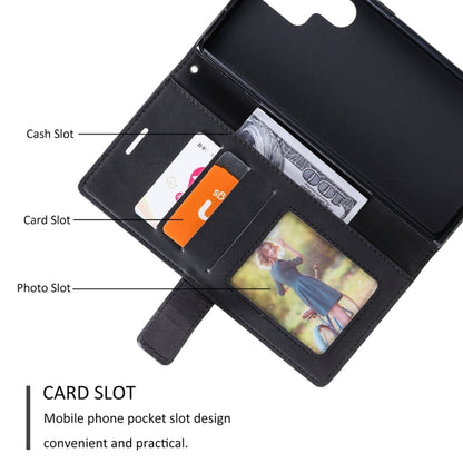 For Samsung Galaxy S25 Ultra 5G Skin Feel Splicing Leather Phone Case(Black) by buy2fix