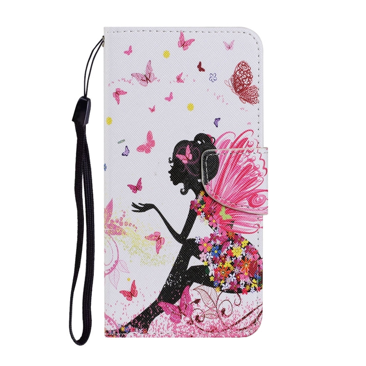 For Samsung Galaxy S25 5G Colored Drawing Pattern Leather Phone Case(Dancing Girl) by buy2fix