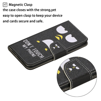 For Samsung Galaxy S25 Ultra 5G Colored Drawing Pattern Leather Phone Case(Penguin) by buy2fix