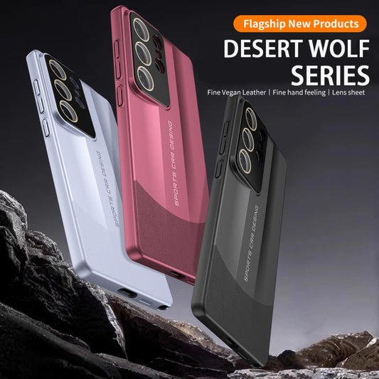 For Samsung Galaxy S25 5G Vegetarian Leather Series Skin Feel Full Coverage Phone Case(Pink) by buy2fix