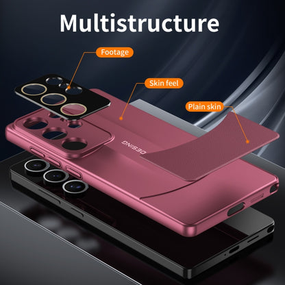 For Samsung Galaxy S25 5G Vegetarian Leather Series Skin Feel Full Coverage Phone Case(Green) by buy2fix