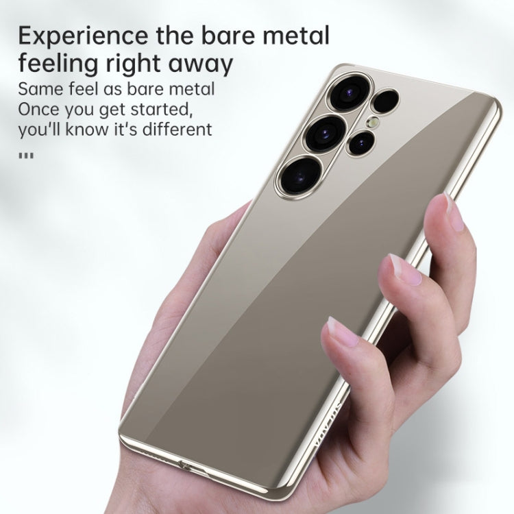 For Samsung Galaxy S25 Ultra 5G SULADA Electroplating Frosted TPU Phone Case(Grey) by SULADA