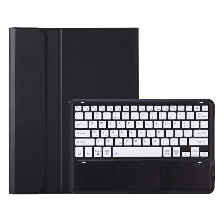 For OPPO Pad 3 12.1inch OP15 TPU Ultra-thin Detachable Bluetooth Keyboard Leather Case(Black + White) by buy2fix