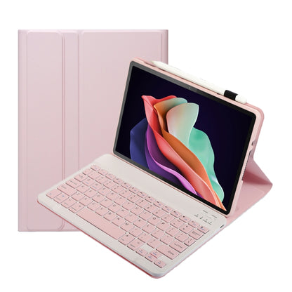 For Huawei MatePad SE 10.4 AH13 Ultra-thin Detachable Bluetooth Keyboard Leather Tablet Case(Pink White) by buy2fix