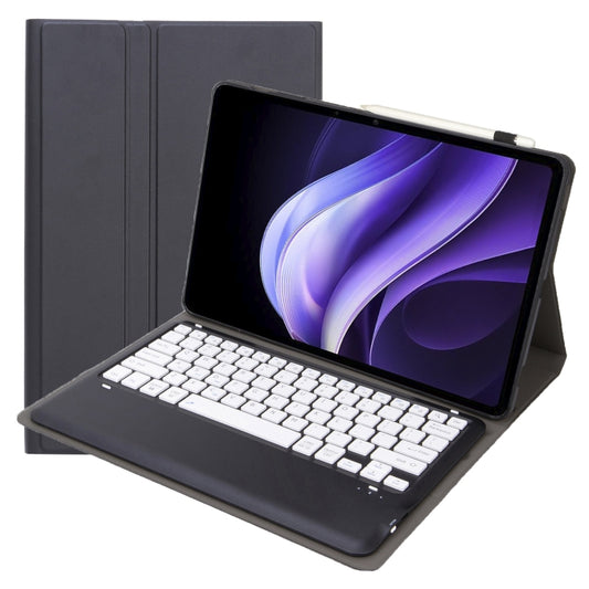 For vivo Pad3 12.1 inch AV10 TPU Ultra-thin Detachable Bluetooth Keyboard Leather Case(Black + White) by buy2fix