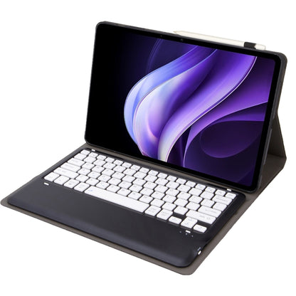 For vivo Pad3 12.1 inch AV10 TPU Ultra-thin Detachable Bluetooth Keyboard Leather Case(Black + White) by buy2fix