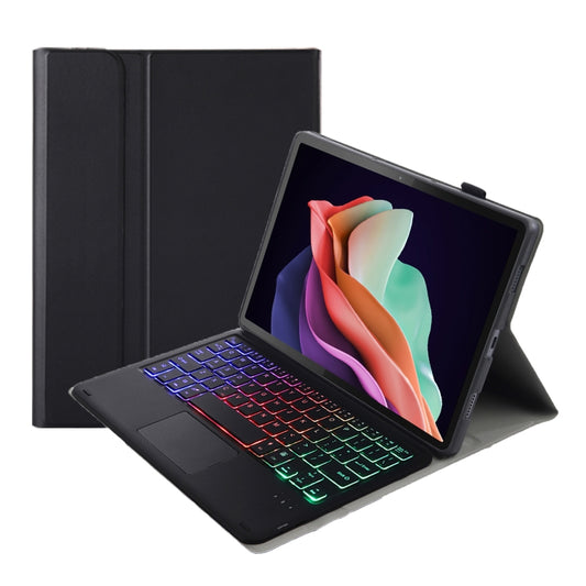 For Huawei MatePad SE 10.4 AH13-AS Ultra-thin Detachable Backlight Bluetooth Keyboard Leather Tablet Case with Touchpad(Black) by buy2fix