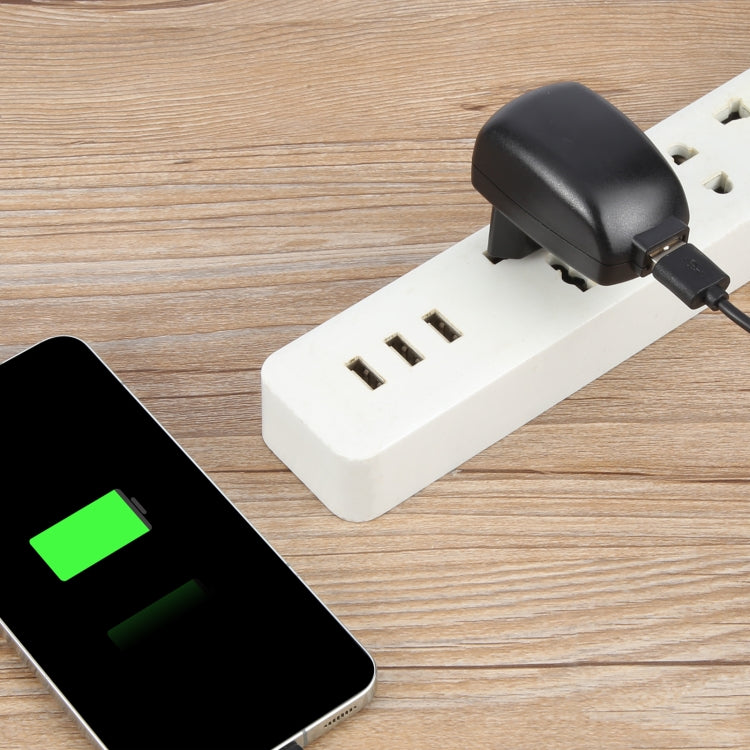 HYT-0500500EW 5V 1A USB Port Power Adapter, Plug Type:EU Plug(Black) - USB Charger by buy2fix | Online Shopping UK | buy2fix