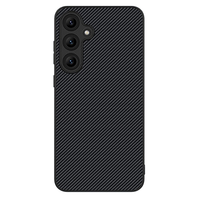 For Samsung Galaxy S25+ 5G Carbon Fiber Texture Printing Phone Case(Black) by buy2fix