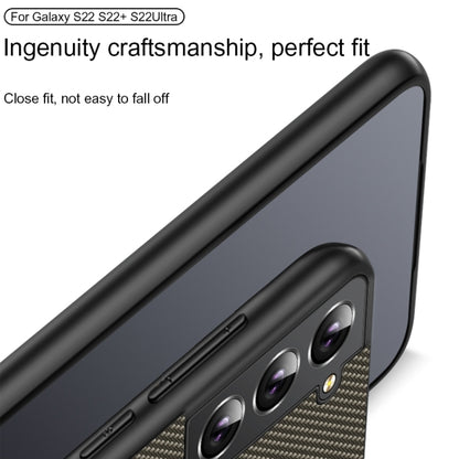 For Samsung Galaxy S25 Ultra 5G Carbon Fiber Texture Printing Phone Case(Gold) by buy2fix