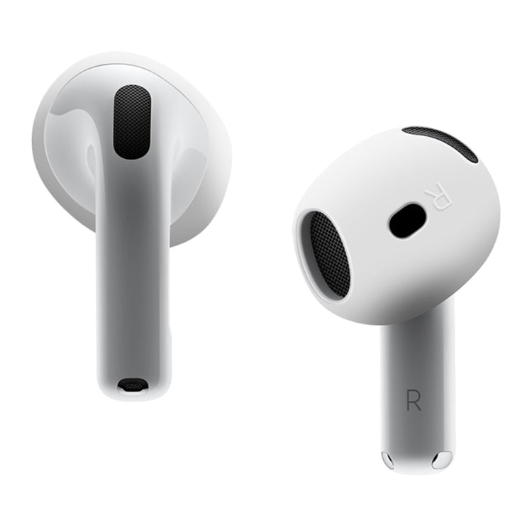 For AirPods 4 Ear Cap Soft Silicone Protective Case(White) - Anti-dust & Ear Caps by buy2fix | Online Shopping UK | buy2fix