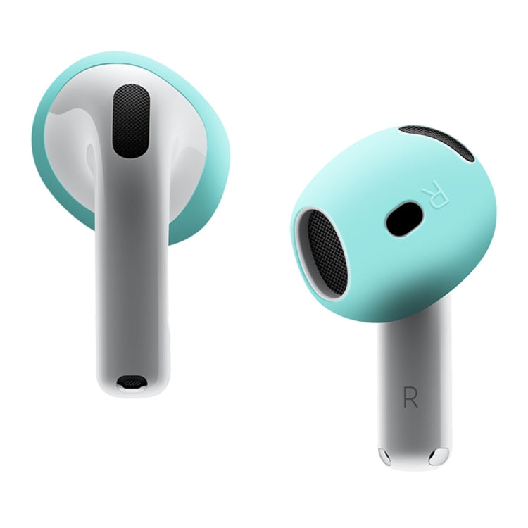 For AirPods 4 Ear Cap Soft Silicone Protective Case(Mint Green) - Anti-dust & Ear Caps by buy2fix | Online Shopping UK | buy2fix