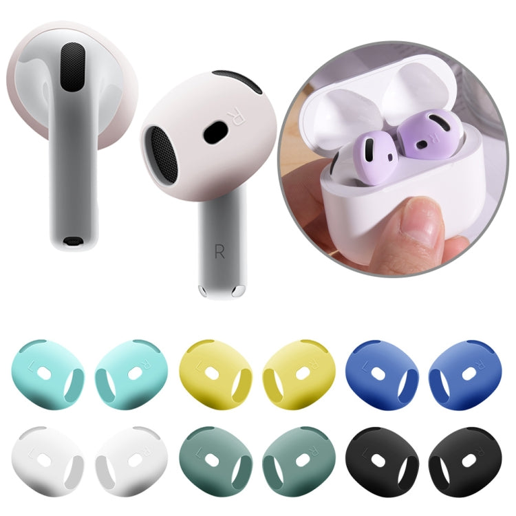 For AirPods 4 Ear Cap Soft Silicone Protective Case(Mint Green) - Anti-dust & Ear Caps by buy2fix | Online Shopping UK | buy2fix