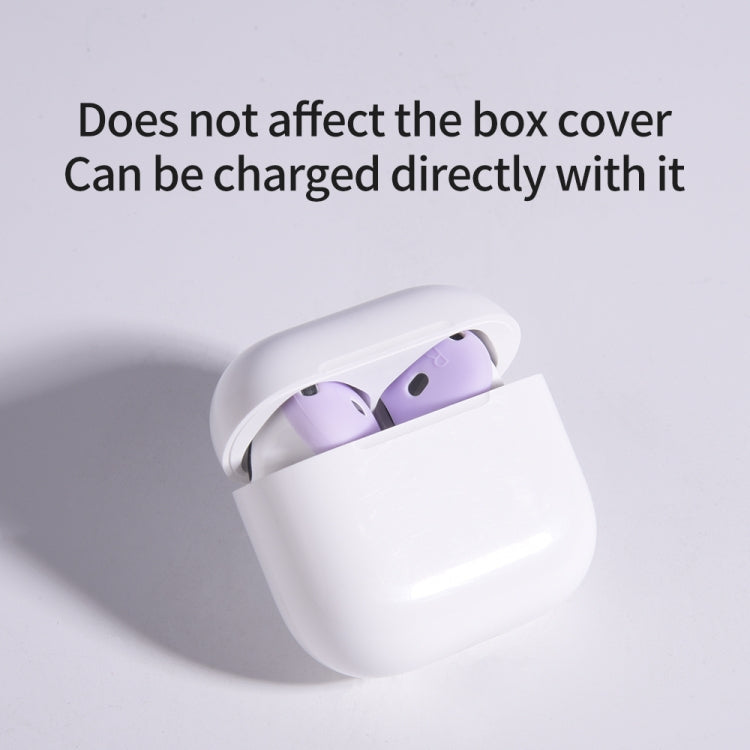 For AirPods 4 Ear Cap Soft Silicone Protective Case(Dark Blue) - Anti-dust & Ear Caps by buy2fix | Online Shopping UK | buy2fix