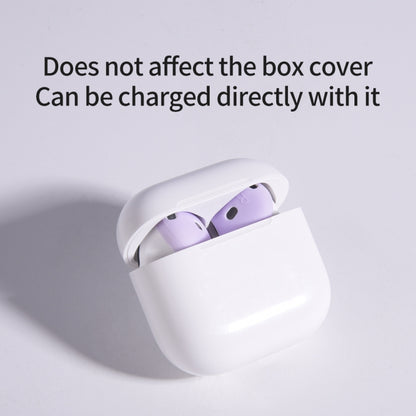 For AirPods 4 Ear Cap Soft Silicone Protective Case(Purple) - Anti-dust & Ear Caps by buy2fix | Online Shopping UK | buy2fix