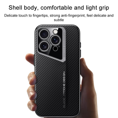 For iPhone 14 Pro Max Carbon Fiber Texture PC Phone Case(Black) - iPhone 14 Pro Max Cases by buy2fix | Online Shopping UK | buy2fix
