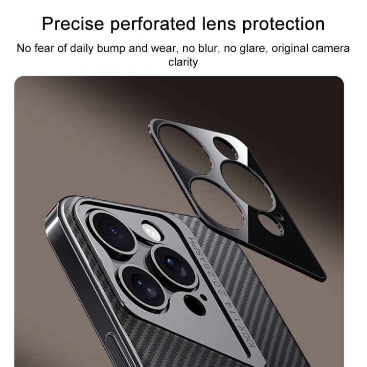 For iPhone 15 Pro Carbon Fiber Texture PC Phone Case(Black) - iPhone 15 Pro Cases by buy2fix | Online Shopping UK | buy2fix