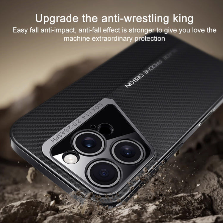 For iPhone 14 Pro Carbon Fiber Texture PC Phone Case(Black) - iPhone 14 Pro Cases by buy2fix | Online Shopping UK | buy2fix