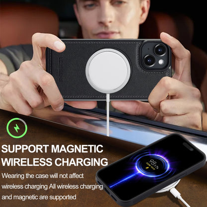 For iPhone 15 Plus / 14 Plus LC.IMEEKE L3 Series Detachable RFID Card Bag Magsafe Phone Case(Black) - iPhone 15 Plus Cases by LC.IMEEKE | Online Shopping UK | buy2fix