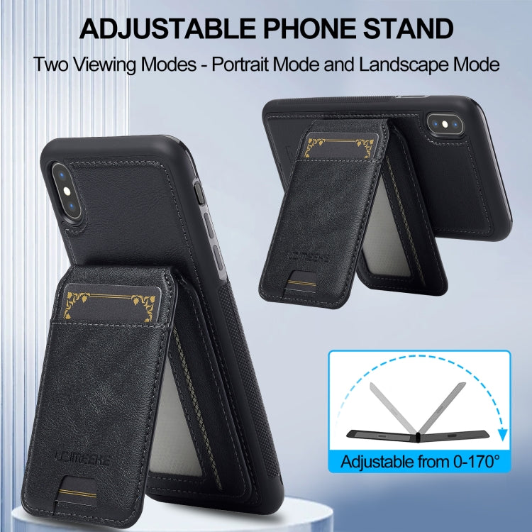 For iPhone XS Max LC.IMEEKE L3 Series Detachable RFID Card Bag Magsafe Phone Case(Black) - More iPhone Cases by LC.IMEEKE | Online Shopping UK | buy2fix