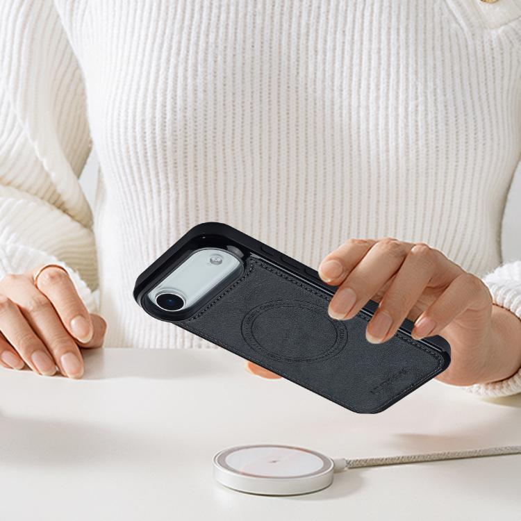 For iPhone 17 Air LC.IMEEKE L3 Series Detachable RFID Card Bag Magsafe Phone Case(Black) - iPhone 17 Air Cases by LC.IMEEKE | Online Shopping UK | buy2fix