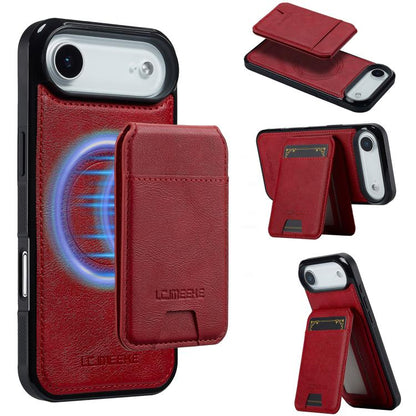 For iPhone 17 Air LC.IMEEKE L3 Series Detachable RFID Card Bag Magsafe Phone Case(Red) - iPhone 17 Air Cases by LC.IMEEKE | Online Shopping UK | buy2fix