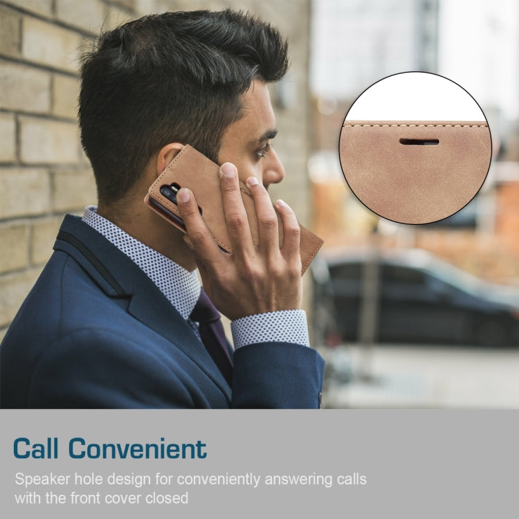 For OnePlus Nord CaseMe-013 Multifunctional Retro Frosted Horizontal Flip Leather Case with Card Slot & Holder & Wallet(Brown) - OnePlus Cases by CaseMe | Online Shopping UK | buy2fix