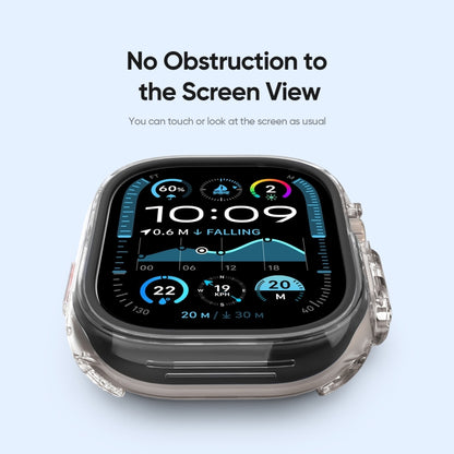 For Apple Watch Ultra 1 / 2 / 3 49mm DUX DUCIS Camo Series TPU Hybrid PC Watch Protective Case(Black) by DUX DUCIS