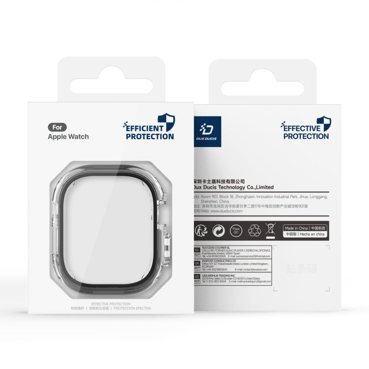 For Apple Watch Ultra 1 / 2 / 3 49mm DUX DUCIS Camo Series TPU Hybrid PC Watch Protective Case(Black) by DUX DUCIS