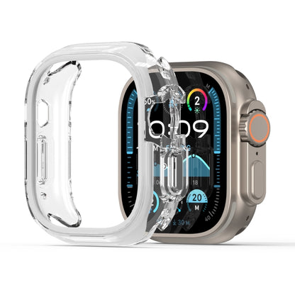 For Apple Watch Ultra 1 / 2 / 3 49mm DUX DUCIS Camo Series TPU Hybrid PC Watch Protective Case(White) by DUX DUCIS