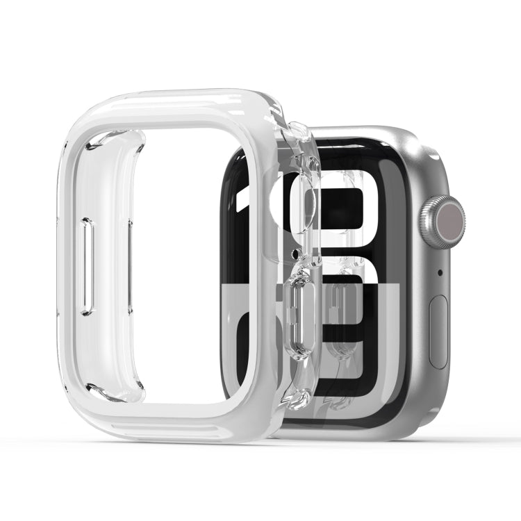 For Apple Watch Series 10 / 11 42mm DUX DUCIS Camo Series TPU Hybrid PC Watch Protective Case(White) by DUX DUCIS