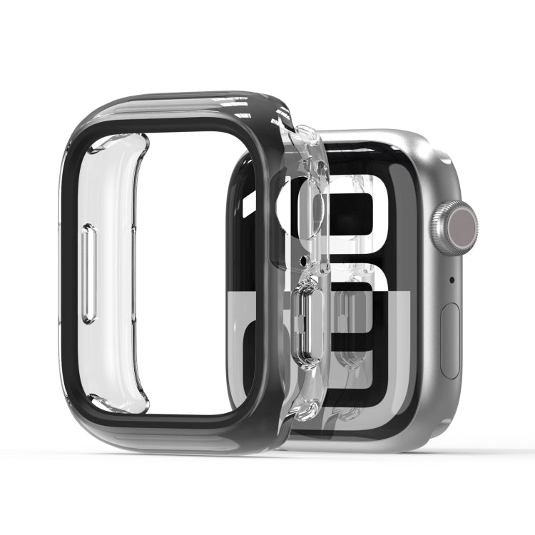 For Apple Watch Series 10 / 11 46mm DUX DUCIS Camo Series TPU Hybrid PC Watch Protective Case(Black) by DUX DUCIS