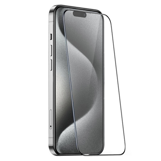 For iPhone 15 Pro Max JOYROOM Knight Series 2.5D Full Screen HD Tempered Glass Film by JOYROOM