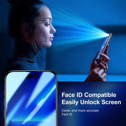 For iPhone 15 Pro Max JOYROOM Knight Series 2.5D Full Screen Privacy Tempered Film by JOYROOM