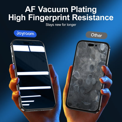 For iPhone 15 Pro Max JOYROOM Knight Series 2.5D Full Screen Privacy Tempered Film by JOYROOM