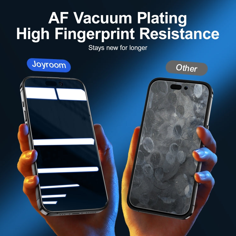 For iPhone 15 JOYROOM Knight Series 2.5D Full Screen Privacy Tempered Film by JOYROOM