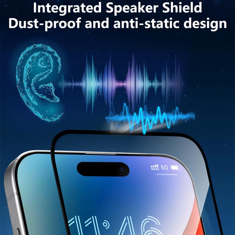 For iPhone 17 Air JOYROOM Knight Series 2.5D Full Screen Privacy Tempered Film - iPhone 17 Air Tempered Glass by JOYROOM | Online Shopping UK | buy2fix