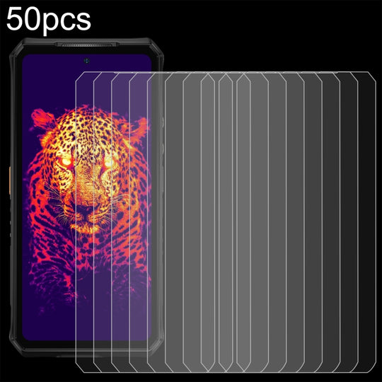 For Ulefone Armor 28 Ultra Thermal 50pcs 3D 0.3mm Fine Hole High Aluminum Tempered Glass Film
