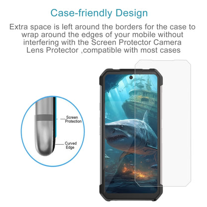 For UNIHERTZ Shark 5G 50pcs 3D 0.3mm Fine Hole High Aluminum Tempered Glass Film by buy2fix