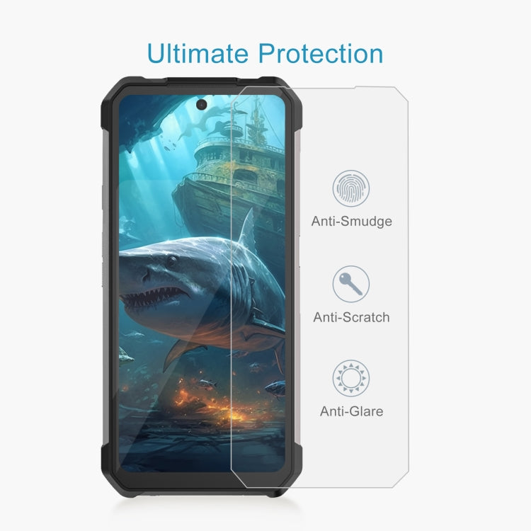 For UNIHERTZ Shark 5G 50pcs 3D 0.3mm Fine Hole High Aluminum Tempered Glass Film by buy2fix