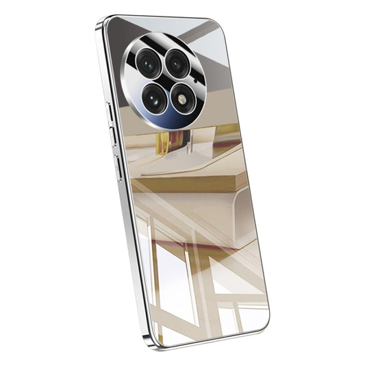 For OnePlus 13 Electroplating Ice Crystal Airbag Full Coverage Shockproof Phone Case(Silver) by buy2fix