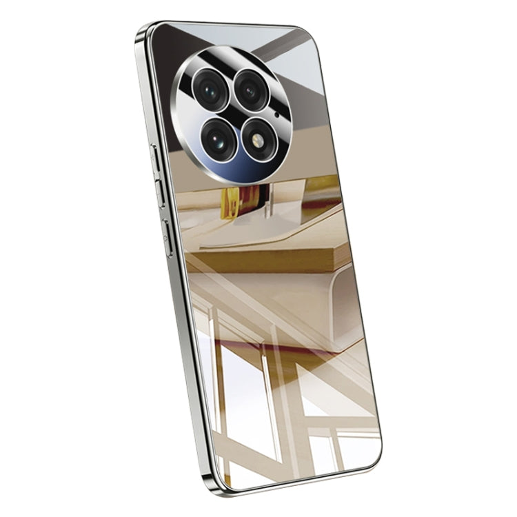 For OnePlus 13 Electroplating Ice Crystal Airbag Full Coverage Shockproof Phone Case(Gray) by buy2fix