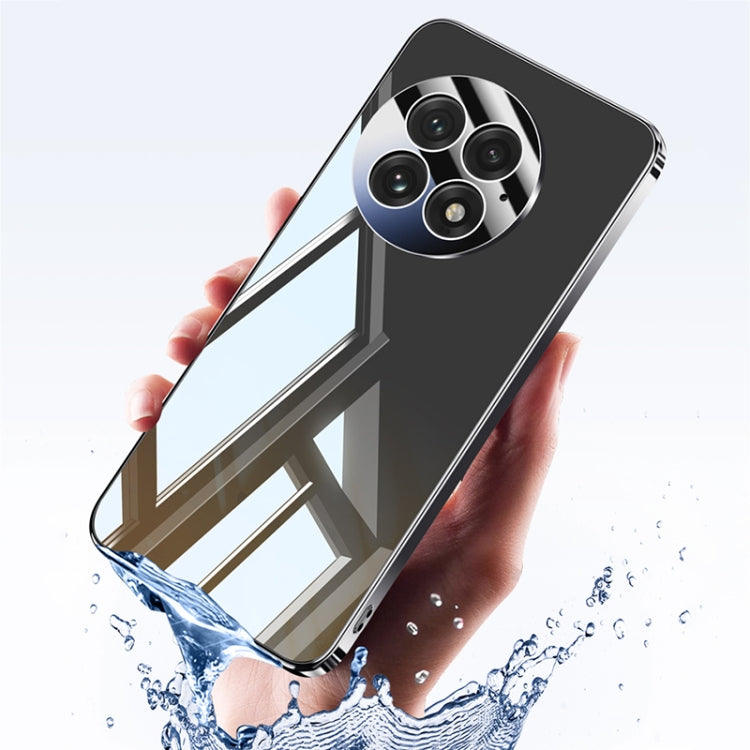 For OnePlus 13 Electroplating Ice Crystal Airbag Full Coverage Shockproof Phone Case(Gray) by buy2fix