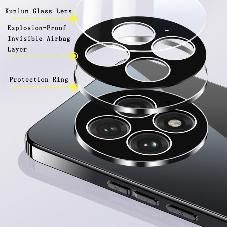 For OnePlus 13 Electroplating Ice Crystal Airbag Full Coverage Shockproof Phone Case(Gray) by buy2fix